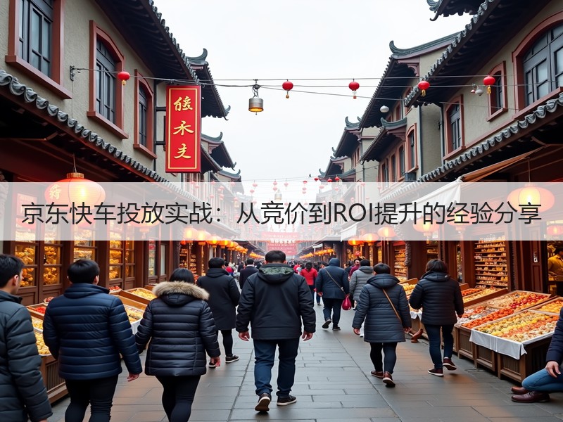 京东快车投放实战：从竞价到ROI提升的经验分享